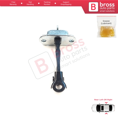 Rear Door Hinge Brake Stop Check Assy Limiter Strap for Mitsubishi Mirage MK6 Attrage Space Star A00/LA, A10 2012-On 5732A092