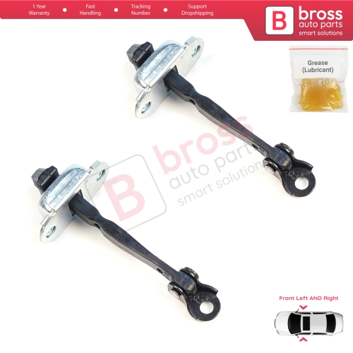 2 Pieces Front Door Hinge Brake Stop Check Assy Limiter Strap for Mitsubishi Outlander MK3 GG GF ASX MK1 GA Delica D:5 RVR MK3 GA 5702A239