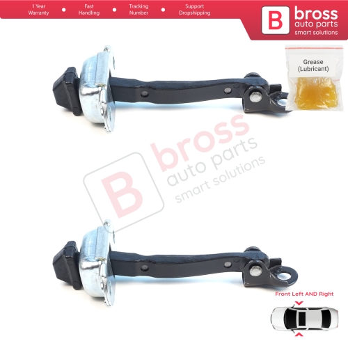 2 Pieces Front Door Hinge Brake Stop Check Assy Limiter Strap for Mitsubishi Outlander MK3 GG GF ASX MK1 GA Delica D:5 RVR MK3 GA 5702A239