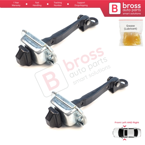 2 Pieces Front Door Hinge Brake Stop Check Assy Limiter Strap for Mitsubishi Outlander MK3 GG GF ASX MK1 GA Delica D:5 RVR MK3 GA 5702A239