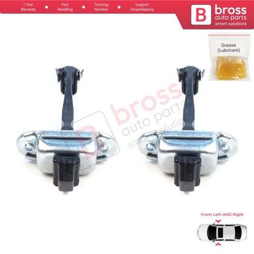 2 Pieces Front Door Hinge Brake Stop Check Assy Limiter Strap for Mitsubishi Outlander MK3 GG GF ASX MK1 GA Delica D:5 RVR MK3 GA 5702A239