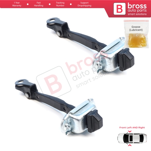 2 Pieces Front Door Hinge Brake Stop Check Assy Limiter Strap for Mitsubishi Outlander MK3 GG GF ASX MK1 GA Delica D:5 RVR MK3 GA 5702A239