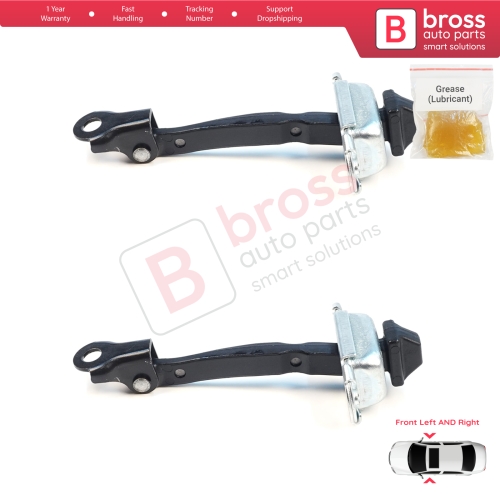 2 Pieces Front Door Hinge Brake Stop Check Assy Limiter Strap for Mitsubishi Outlander MK3 GG GF ASX MK1 GA Delica D:5 RVR MK3 GA 5702A239