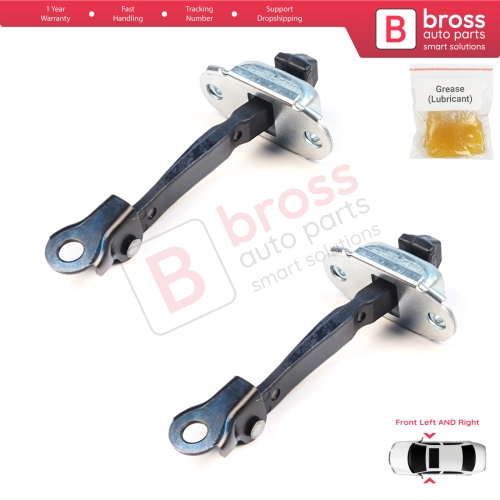 2 Pieces Front Door Hinge Brake Stop Check Assy Limiter Strap for Mitsubishi Outlander MK3 GG GF ASX MK1 GA Delica D:5 RVR MK3 GA 5702A239