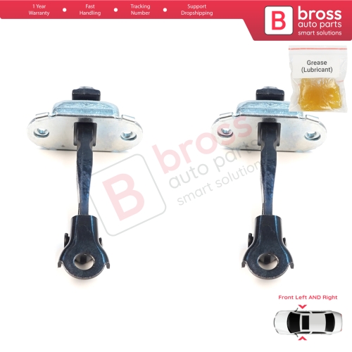 2 Pieces Front Door Hinge Brake Stop Check Assy Limiter Strap for Mitsubishi Outlander MK3 GG GF ASX MK1 GA Delica D:5 RVR MK3 GA 5702A239