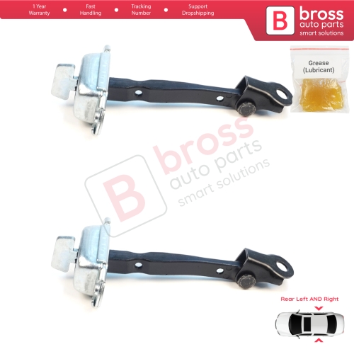 2 Pieces Rear Door Hinge Brake Stop Check Assy Limiter Strap for Mitsubishi Outlander MK3 GG GF ASX MK1 GA Delica D:5 RVR MK3 GA 5732A157