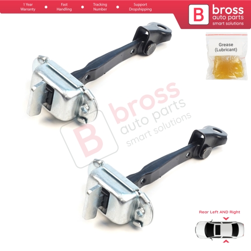 2 Pieces Rear Door Hinge Brake Stop Check Assy Limiter Strap for Mitsubishi Outlander MK3 GG GF ASX MK1 GA Delica D:5 RVR MK3 GA 5732A157