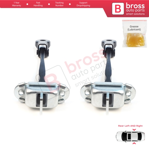 2 Pieces Rear Door Hinge Brake Stop Check Assy Limiter Strap for Mitsubishi Outlander MK3 GG GF ASX MK1 GA Delica D:5 RVR MK3 GA 5732A157