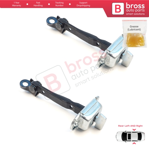 2 Pieces Rear Door Hinge Brake Stop Check Assy Limiter Strap for Mitsubishi Outlander MK3 GG GF ASX MK1 GA Delica D:5 RVR MK3 GA 5732A157