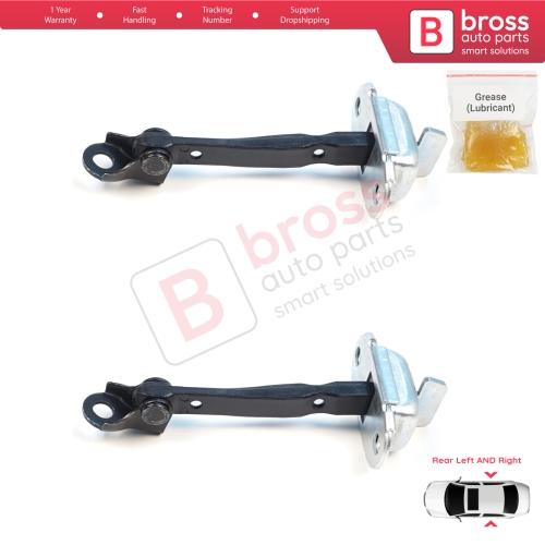 2 Pieces Rear Door Hinge Brake Stop Check Assy Limiter Strap for Mitsubishi Outlander MK3 GG GF ASX MK1 GA Delica D:5 RVR MK3 GA 5732A157