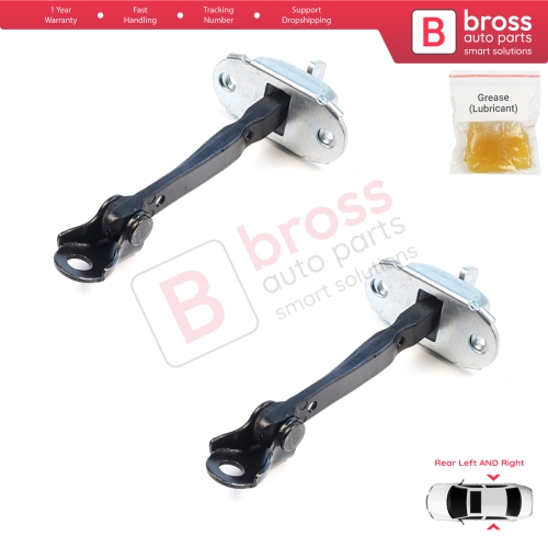 2 Pieces Rear Door Hinge Brake Stop Check Assy Limiter Strap for Mitsubishi Outlander MK3 GG GF ASX MK1 GA Delica D:5 RVR MK3 GA 5732A157