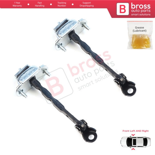 2 Pieces Front Door Hinge Brake Stop Check Assy Limiter Strap for Subaru Forester MK5 SK 2019-2025 61124SJ000