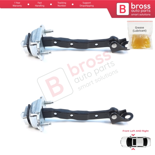 2 Pieces Front Door Hinge Brake Stop Check Assy Limiter Strap for Subaru Forester MK5 SK 2019-2025 61124SJ000