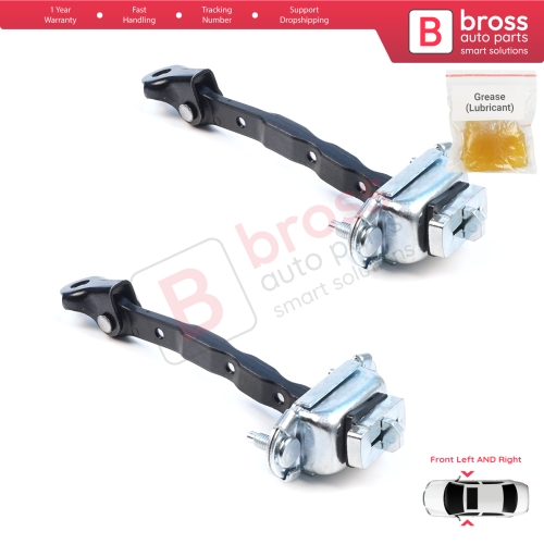 2 Pieces Front Door Hinge Brake Stop Check Assy Limiter Strap for Subaru Forester MK5 SK 2019-2025 61124SJ000