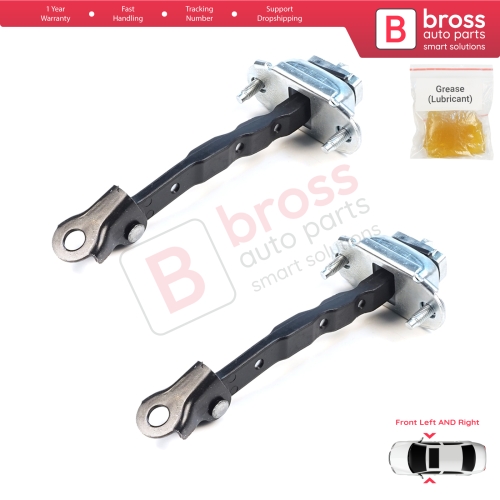 2 Pieces Front Door Hinge Brake Stop Check Assy Limiter Strap for Subaru Forester MK5 SK 2019-2025 61124SJ000