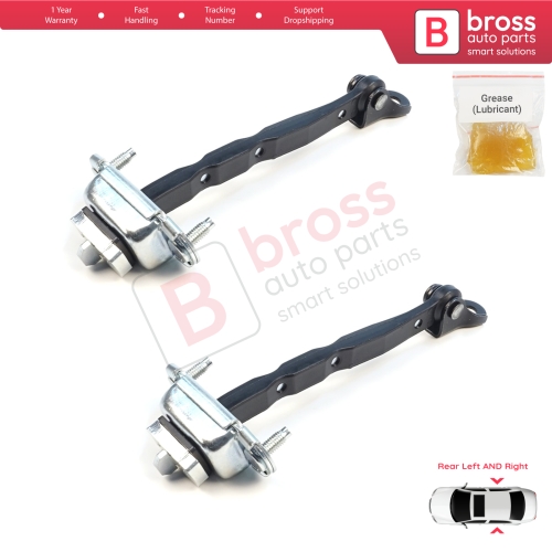 2 Pieces Rear Door Hinge Brake Stop Check Assy Limiter Strap for Subaru Forester MK5 SK 2019-2025 62124SJ000