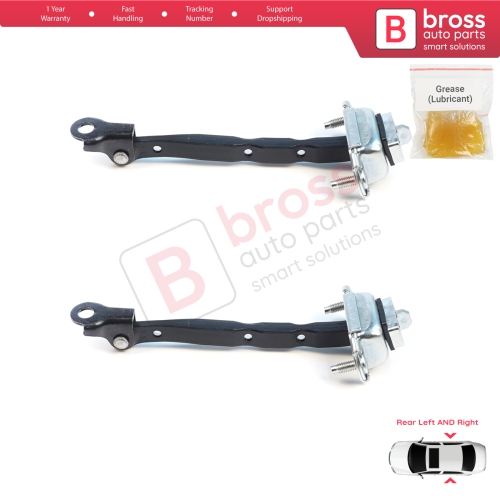 2 Pieces Rear Door Hinge Brake Stop Check Assy Limiter Strap for Subaru Forester MK5 SK 2019-2025 62124SJ000