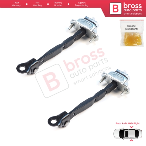 2 Pieces Rear Door Hinge Brake Stop Check Assy Limiter Strap for Subaru Forester MK5 SK 2019-2025 62124SJ000