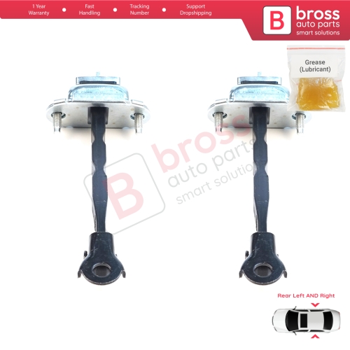2 Pieces Rear Door Hinge Brake Stop Check Assy Limiter Strap for Subaru Forester MK5 SK 2019-2025 62124SJ000