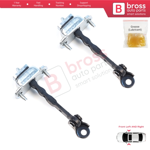2 Pieces Front Door Hinge Brake Stop Check Assy Limiter Strap for Subaru Impreza MK3 4 GE GV GJ GP WRX Exiga Forester MK3 SH XV Crosstrek GP Levorg 61124FJ000