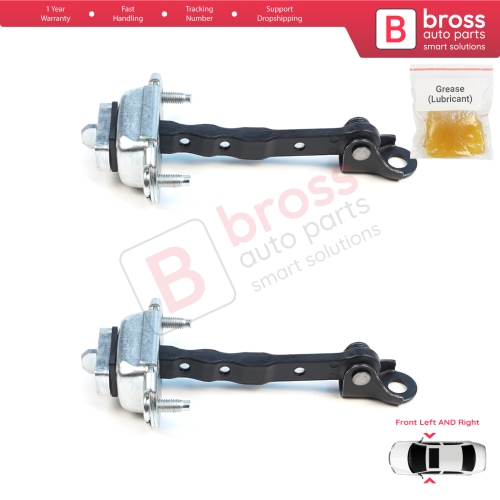 2 Pieces Front Door Hinge Brake Stop Check Assy Limiter Strap for Subaru Impreza MK3 4 GE GV GJ GP WRX Exiga Forester MK3 SH XV Crosstrek GP Levorg 61124FJ000