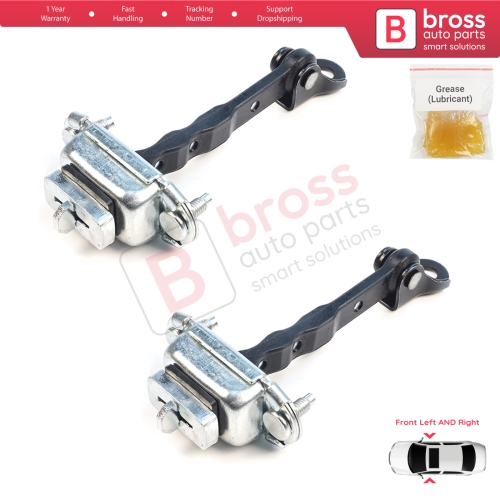 2 Pieces Front Door Hinge Brake Stop Check Assy Limiter Strap for Subaru Impreza MK3 4 GE GV GJ GP WRX Exiga Forester MK3 SH XV Crosstrek GP Levorg 61124FJ000
