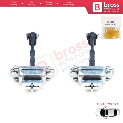 2 Pieces Front Door Hinge Brake Stop Check Assy Limiter Strap for Subaru Impreza MK3 4 GE GV GJ GP WRX Exiga Forester MK3 SH XV Crosstrek GP Levorg 61124FJ000
