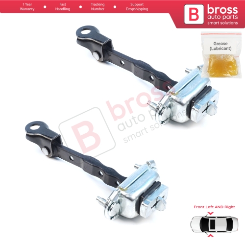 2 Pieces Front Door Hinge Brake Stop Check Assy Limiter Strap for Subaru Impreza MK3 4 GE GV GJ GP WRX Exiga Forester MK3 SH XV Crosstrek GP Levorg 61124FJ000