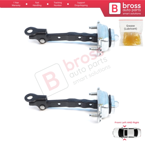 2 Pieces Front Door Hinge Brake Stop Check Assy Limiter Strap for Subaru Impreza MK3 4 GE GV GJ GP WRX Exiga Forester MK3 SH XV Crosstrek GP Levorg 61124FJ000