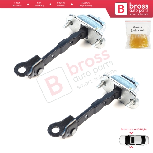 2 Pieces Front Door Hinge Brake Stop Check Assy Limiter Strap for Subaru Impreza MK3 4 GE GV GJ GP WRX Exiga Forester MK3 SH XV Crosstrek GP Levorg 61124FJ000