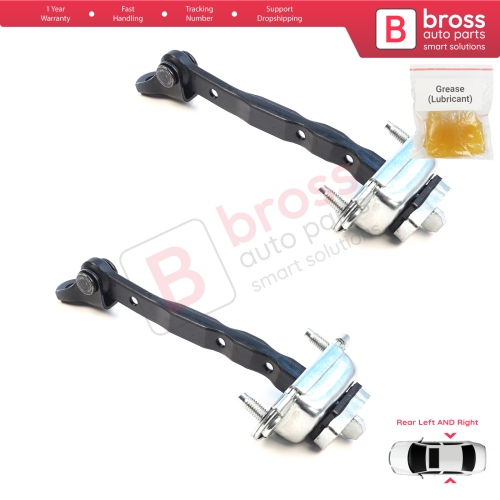 2 Pieces Rear Door Hinge Brake Stop Check Assy Limiter Strap for Subaru Impreza MK3 4 GE GV GJ GP WRX Exiga Forester MK3 SH XV Crosstrek GP Levorg 62124FJ000
