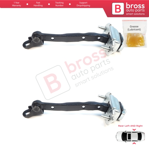 2 Pieces Rear Door Hinge Brake Stop Check Assy Limiter Strap for Subaru Impreza MK3 4 GE GV GJ GP WRX Exiga Forester MK3 SH XV Crosstrek GP Levorg 62124FJ000