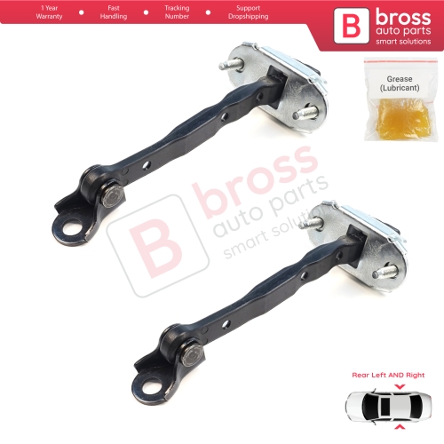 2 Pieces Rear Door Hinge Brake Stop Check Assy Limiter Strap for Subaru Impreza MK3 4 GE GV GJ GP WRX Exiga Forester MK3 SH XV Crosstrek GP Levorg 62124FJ000