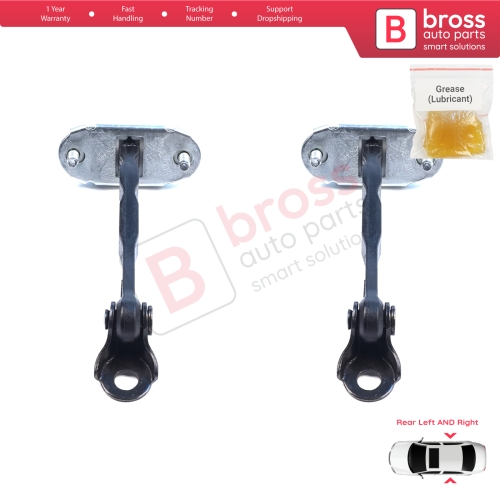 2 Pieces Rear Door Hinge Brake Stop Check Assy Limiter Strap for Subaru Impreza MK3 4 GE GV GJ GP WRX Exiga Forester MK3 SH XV Crosstrek GP Levorg 62124FJ000