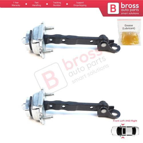 2 Pieces Front Door Hinge Brake Stop Check Assy Limiter Strap for Subaru Impreza MK5 GK GT XV Crosstrek MK2 GT G24 61124FL001