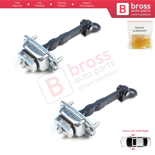 2 Pieces Front Door Hinge Brake Stop Check Assy Limiter Strap for Subaru Impreza MK5 GK GT XV Crosstrek MK2 GT G24 61124FL001