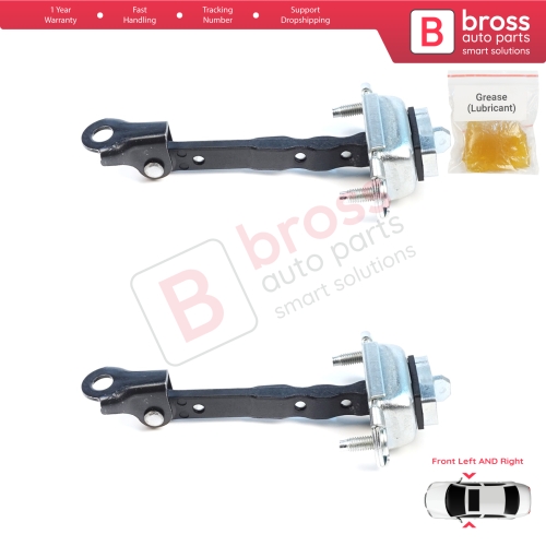 2 Pieces Front Door Hinge Brake Stop Check Assy Limiter Strap for Subaru Impreza MK5 GK GT XV Crosstrek MK2 GT G24 61124FL001