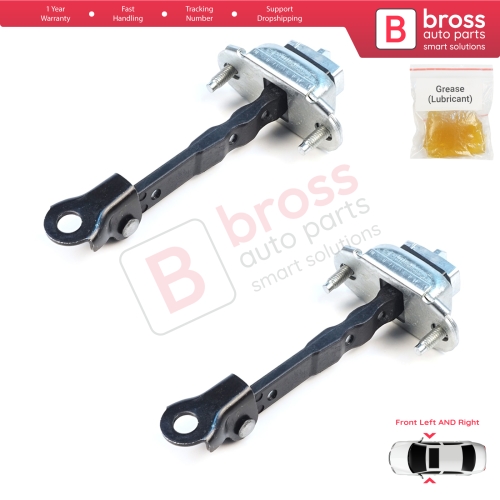 2 Pieces Front Door Hinge Brake Stop Check Assy Limiter Strap for Subaru Impreza MK5 GK GT XV Crosstrek MK2 GT G24 61124FL001