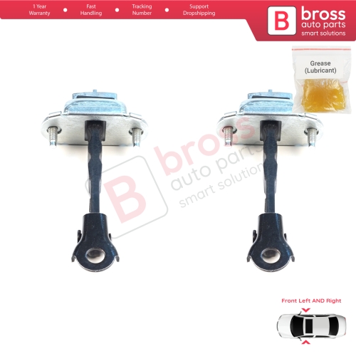 2 Pieces Front Door Hinge Brake Stop Check Assy Limiter Strap for Subaru Impreza MK5 GK GT XV Crosstrek MK2 GT G24 61124FL001