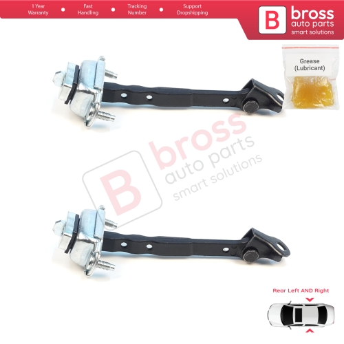 2 Pieces Rear Door Hinge Brake Stop Check Assy Limiter Strap for Subaru Impreza MK5 GK GT XV Crosstrek MK2 GT G24 62124FL001