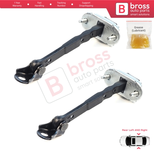 2 Pieces Rear Door Hinge Brake Stop Check Assy Limiter Strap for Subaru Impreza MK5 GK GT XV Crosstrek MK2 GT G24 62124FL001