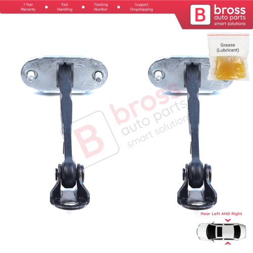 2 Pieces Rear Door Hinge Brake Stop Check Assy Limiter Strap for Subaru Impreza MK5 GK GT XV Crosstrek MK2 GT G24 62124FL001