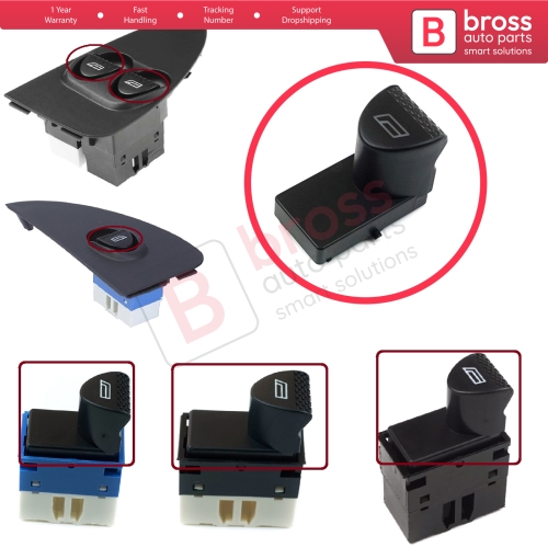 Window Switch Button Cover For Fiat Siena Albea Palio MK1 178 Strada 178 278 98809717 18 19