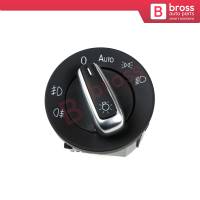 Headlight Fog Light Switch Control Turn Knob With Auto 10 Pin For VW Models Alhambra 3C8941431A