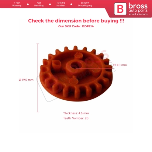 Speedometer Gear For Skoda