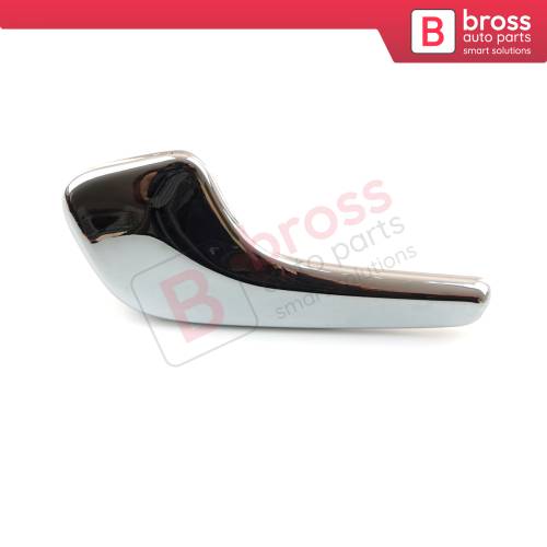 Aluminum Plated Plastic Interior Door Handle 13297813 Front or Rear Left for Vauxhall Opel Corsa D