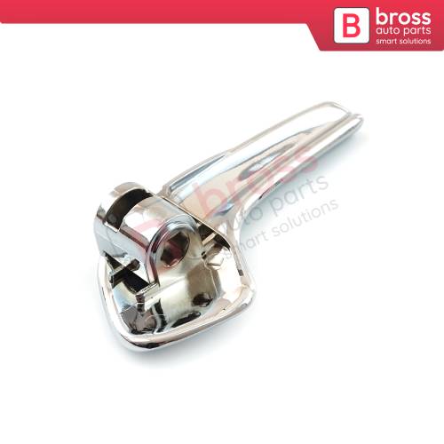 Aluminum Plated Plastic Interior Door Handle 13297813 Front or Rear Left for Vauxhall Opel Corsa D