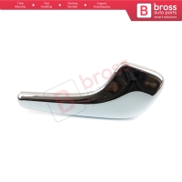 Aluminum Plated Plastic Stainless Interior Door Handle 13297814 Front or Rear Right for Opel Corsa D