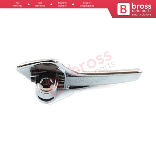 Aluminum Plated Plastic Stainless Interior Door Handle 13297814 Front or Rear Right for Opel Corsa D