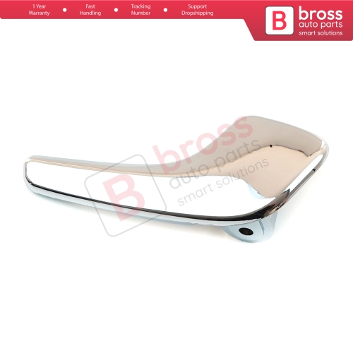 Aluminum Plated Plastic Stainless Interior Door Handle 13297814 Front or Rear Right for Opel Corsa D